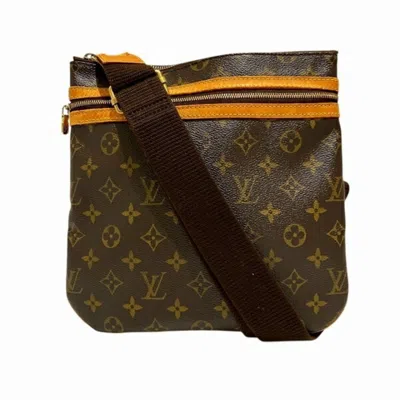 Pre-owned Louis Vuitton Brown Monogram Monogram Pochette Shoulder Bag ()