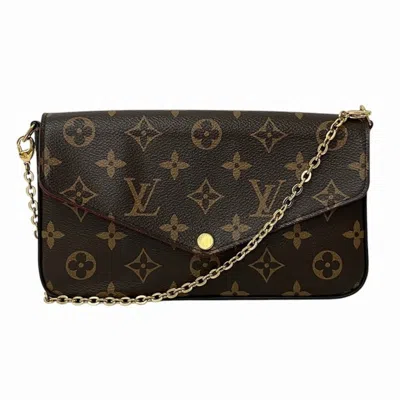 Pre-owned Louis Vuitton Brown Monogram Monogram Pochette Shoulder Bag ()