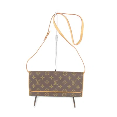 Pre-owned Louis Vuitton Brown Monogram Monogram Pochette Shoulder Bag ()