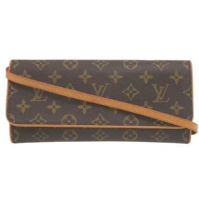 Pre-owned Louis Vuitton Brown Monogram Monogram Pochette Shoulder Bag ()