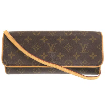 Pre-owned Louis Vuitton Brown Monogram Monogram Pochette Shoulder Bag ()