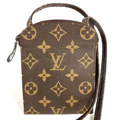 Pre-owned Louis Vuitton Brown Monogram Monogram Pochette Shoulder Bag ()