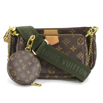 Pre-owned Louis Vuitton Brown Monogram Monogram Pochette Shoulder Bag () In Brown, Monogram