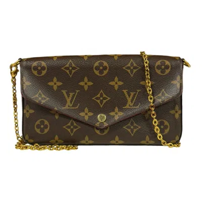 Pre-owned Louis Vuitton Brown Monogram Monogram Pochette Shoulder Bag () In Brown, Monogram