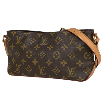 Pre-owned Louis Vuitton Brown Monogram Monogram Pochette Shoulder Bag () In Brown, Monogram