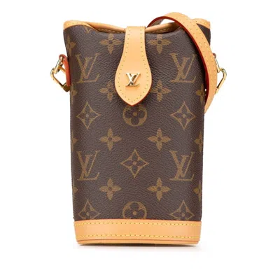 Pre-owned Louis Vuitton Brown Monogram Monogram Pouch Shoulder Bag ()
