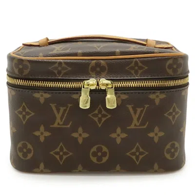 Pre-owned Louis Vuitton Brown Monogram Monogram Pouch Vanity Bag ()