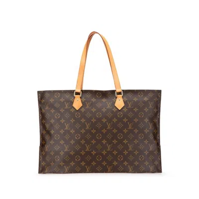 Pre-owned Louis Vuitton Brown Monogram Monogram Shoulder Bag Tote Bag ()