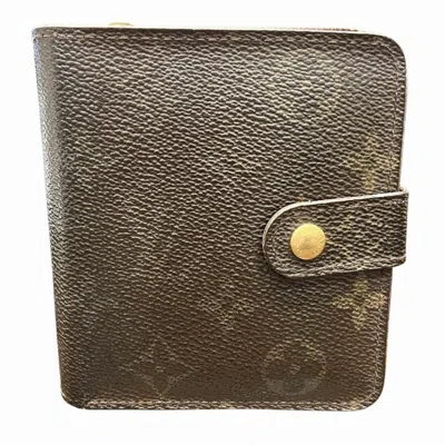 Pre-owned Louis Vuitton Brown Monogram Monogram Wallet (bi-fold) ()