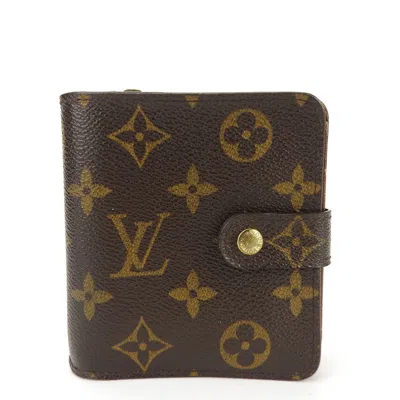 Pre-owned Louis Vuitton Brown Monogram Monogram Wallet (bi-fold) ()
