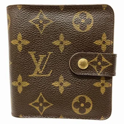 Pre-owned Louis Vuitton Brown Monogram Monogram Wallet (bi-fold) ()