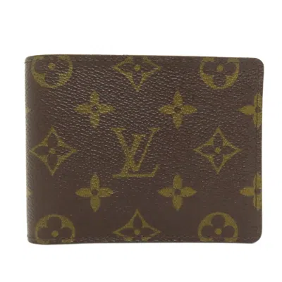 Pre-owned Louis Vuitton Brown Monogram Monogram Wallet (bi-fold) ()