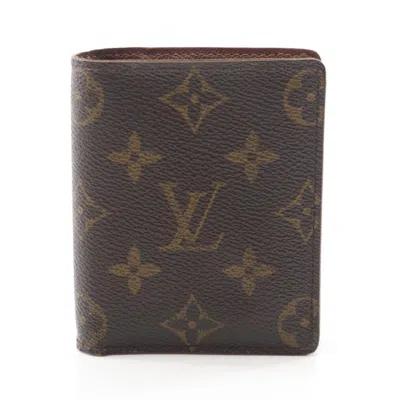 Pre-owned Louis Vuitton Brown Monogram Monogram Wallet (bi-fold) ()