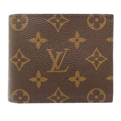Pre-owned Louis Vuitton Brown Monogram Monogram Wallet (bi-fold) ()