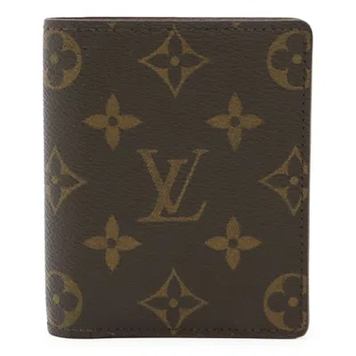 Pre-owned Louis Vuitton Brown Monogram Monogram Wallet (bi-fold) ()