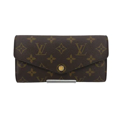 Pre-owned Louis Vuitton Brown Monogram Monogram Wallet (bi-fold) () In Brown, Monogram