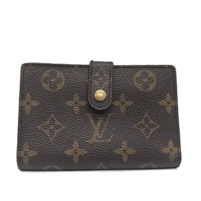Pre-owned Louis Vuitton Brown Monogram Monogram Wallet (bi-fold) () In Brown, Monogram