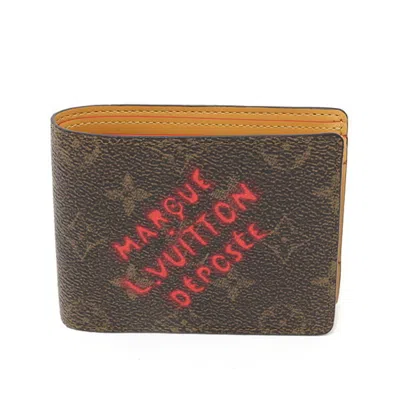 Pre-owned Louis Vuitton Brown Monogram Monogram Wallet (bi-fold) ()