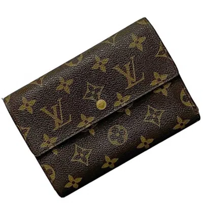 Pre-owned Louis Vuitton Brown Monogram Monogram Wallet (tri-fold) ()