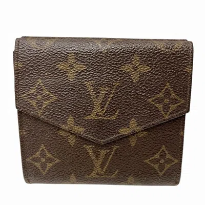 Pre-owned Louis Vuitton Brown Monogram Monogram Wallet (tri-fold) ()