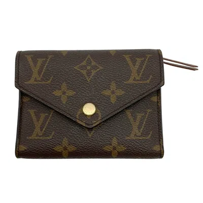 Pre-owned Louis Vuitton Brown Monogram Monogram Wallet (tri-fold) ()