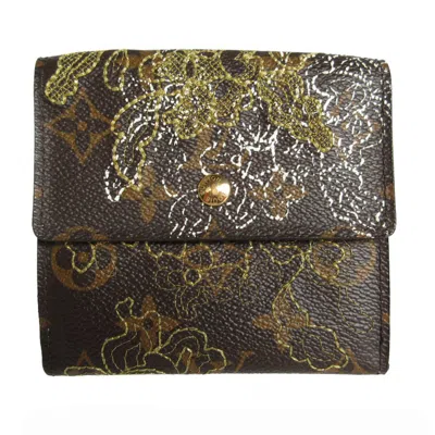 Pre-owned Louis Vuitton Brown Monogram Monogram Wallet (tri-fold) () In Brown, Monogram