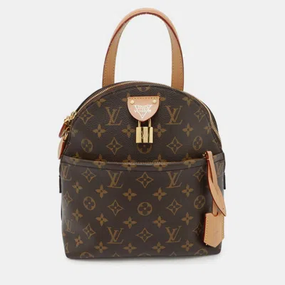 Pre-owned Louis Vuitton Brown Monogram Moon Backpack
