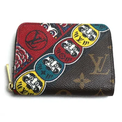 Pre-owned Louis Vuitton Brown Monogram Multi-color Monogram Coin Purse/coin Case ()