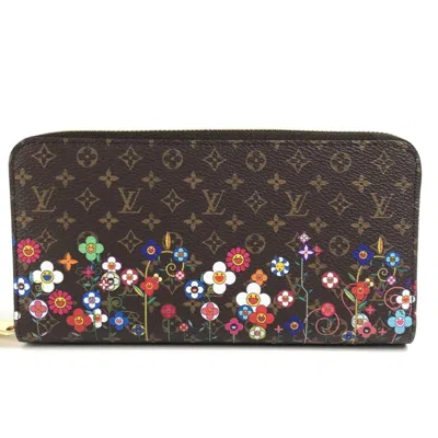 Pre-owned Louis Vuitton Brown Monogram Multi-color Monogram Long Wallet (bi-fold) ()