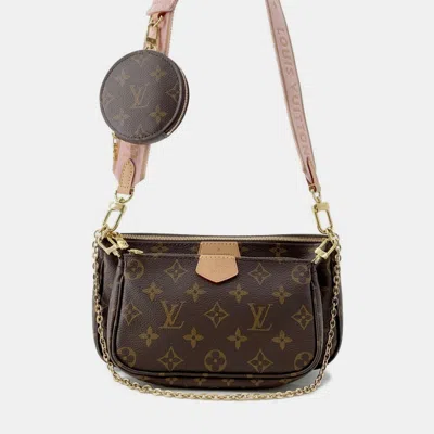 Pre-owned Louis Vuitton Brown Monogram Multi Pochette Accessoires Pouch Shoulder Bag