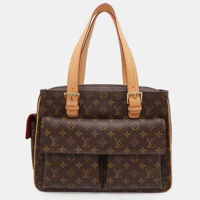 Pre-owned Louis Vuitton Brown Monogram Multiple Cite Bag