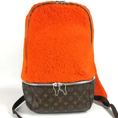 Pre-owned Louis Vuitton Brown Monogram Orange Monogram Backpack ()