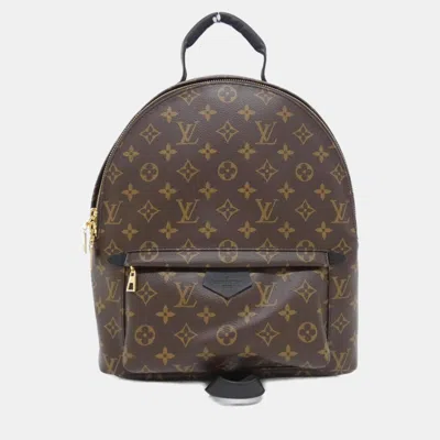 Pre-owned Louis Vuitton Monogram Palm Springs Backpack Mm