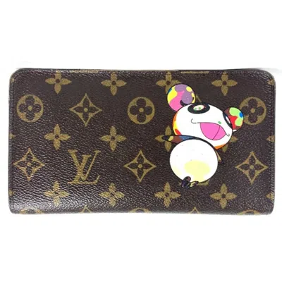 Pre-owned Louis Vuitton Brown Monogram Panda Monogram Monogram Long Wallet (bi-fold) ()