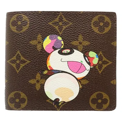Pre-owned Louis Vuitton Brown Monogram Panda Monogram Monogram Wallet (bi-fold) ()