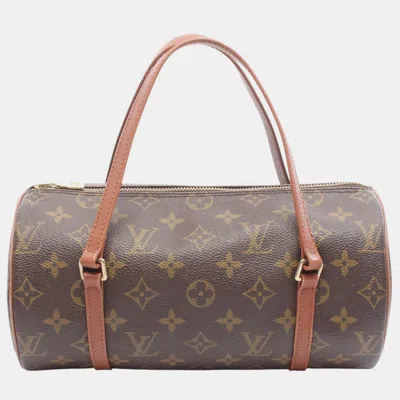 Pre-owned Louis Vuitton Brown Monogram Papillon 26