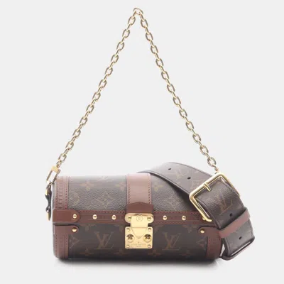 Pre-owned Louis Vuitton Brown Monogram Papillon Trunk