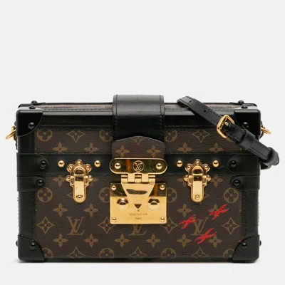 Pre-owned Louis Vuitton Brown Monogram Petite Malle