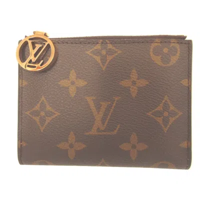 Pre-owned Louis Vuitton Brown Monogram Pink Monogram Wallet (bi-fold) ()