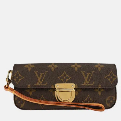 Pre-owned Louis Vuitton Brown Monogram Pochette Lagoon Glasses Case