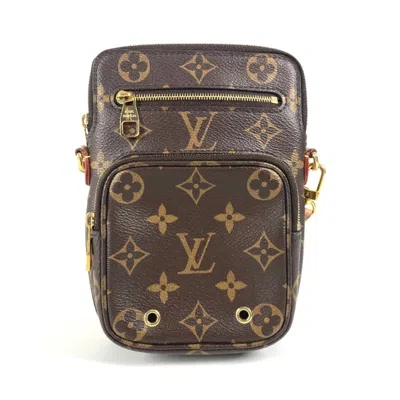 Pre-owned Louis Vuitton Brown Monogram Pochette Pouch Shoulder Bag ()