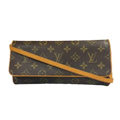 Pre-owned Louis Vuitton Brown Monogram Pochette Shoulder Bag ()