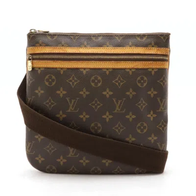 Pre-owned Louis Vuitton Brown Monogram Pochette Shoulder Bag ()