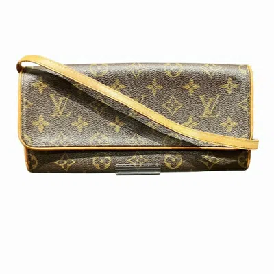 Pre-owned Louis Vuitton Brown Monogram Pochette Shoulder Bag ()