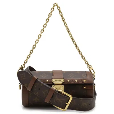 Pre-owned Louis Vuitton Brown Monogram Pochette Shoulder Bag ()
