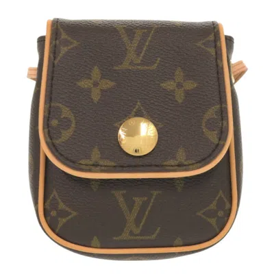 Pre-owned Louis Vuitton Brown Monogram Pochette Shoulder Bag ()