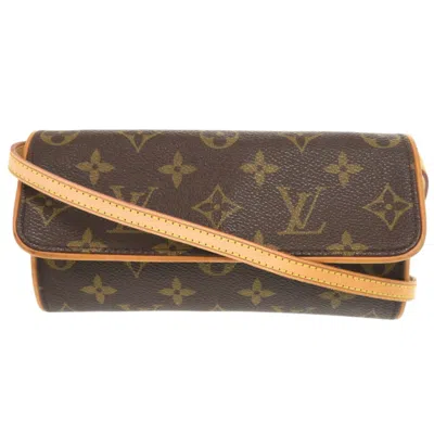 Pre-owned Louis Vuitton Brown Monogram Pochette Shoulder Bag ()