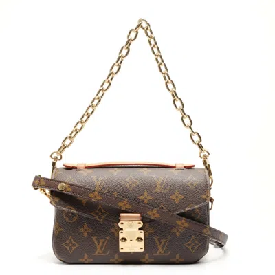 Pre-owned Louis Vuitton Brown Monogram Pochette Shoulder Bag ()