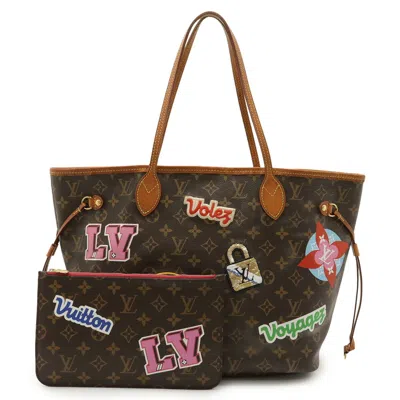 Pre-owned Louis Vuitton Brown Monogram Pouch Shoulder Bag Tote Bag ()