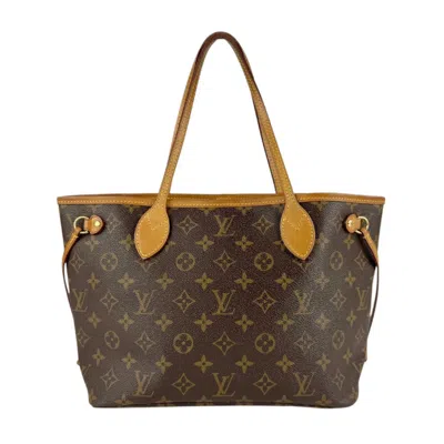 Pre-owned Louis Vuitton Brown Monogram Pouch Tote Bag ()